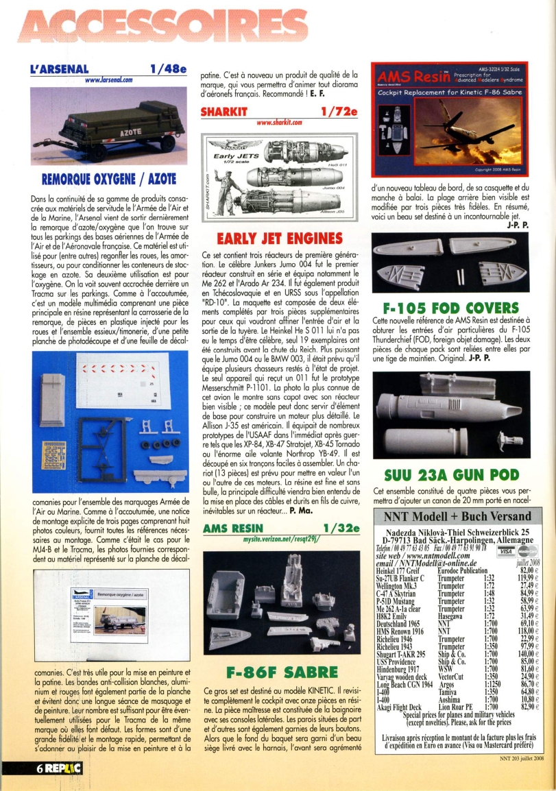 Replic 203 - Meteor, Baltimore, Fokker Dr I, MS-406